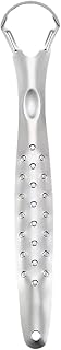 Tongue Scraper - Metal Mouth Cleanser, Hygiene Tools for Adults | Stainless Steel Tongue Scraper with Curved Design, Ideal for Fresh and Daily Cleaning of the Mouth. | i rostfritt stål med krökt design, perfekt för fräsch och daglig rengöring av munnen.