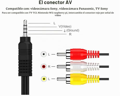 Listado y reviews de Cable rca 3.5 que Puedes comprar On-line. 15 Imagen adicional