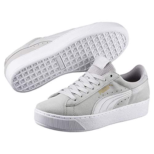PUMA Puma Women Vikky Platform Low-Top Sneakers, Grey (Gray Violet-Gray Violet 03), 8 UK (42 EU)