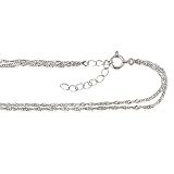 [ディーヴァス] プラチナ ブレスレット レディース プラチナブレス スクリュー1.2mm2連 15cm + 3cm プラチナブレスレットレディース