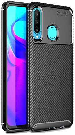 PULEN for Huawei (P30 Lite) Case,Flexible Protective Cover Anti-Slip Scratch Proof Shock-Absorption Ultra Light Shell Soft Gel Silicone Case for Huawei P30 Lite 2019 (Black)
