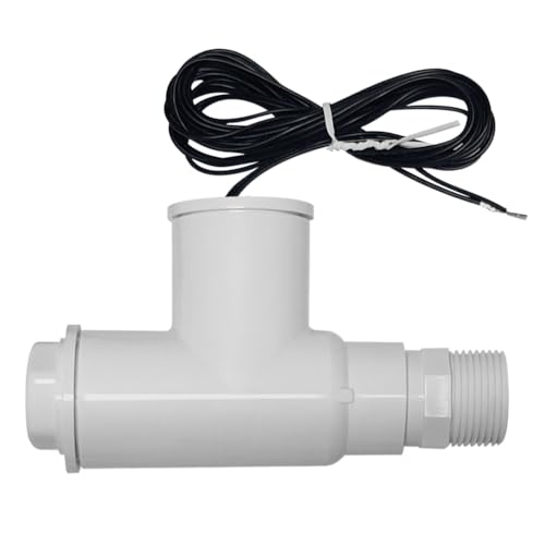 WESUA SS1 Float Switch for HVAC Condensate Overflow Safety Sensor White PVC with 3/4 to 1 Inch Adaptor