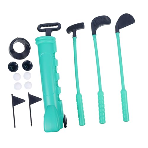 KOMBIUDA 1Set Golf Portable Golf Game Kit for Fun Complete with Smooth Polished Clubs Balls Sports for Boys Ages Enhances Coordination