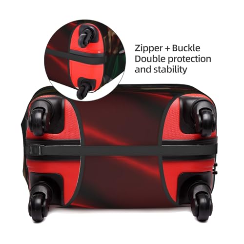 Travel Luggage Cover Combined Guyana And Usa Flag Fashion Washable Baggage Suitcase Protector Fit For Luggage X-Large3