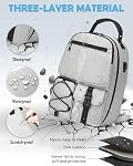 Carrying Case Compatible with Meta Quest 3S/Quest 3/Oculus Quest 2/Vision Pro/Elite Strap Headset and Controller Accessories, Travel Storage Bag for Gaming, Home Storage, Gray | Large Portable Protection Backpack Compatible with Meta Quest 3/Quest 3S