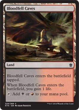 Magic The Gathering - Bloodfell Caves (229/269) - Khans of Tarkir