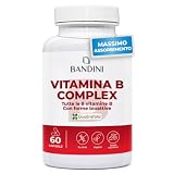 Bandini® Vitamina B-Complex DR CAPS ad Alto Dosaggio, 60 Capsule (2 Mesi)
