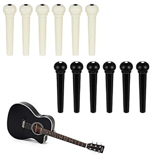 Broches de Pont de Guitare,Cheville Guitare,Cheville Guitare Acoustique,Cheville Guitare Folk,pour Accessoires de… - Les Beatles, Paul McCartney, John Lennon, RIngo Starr, George Harrison