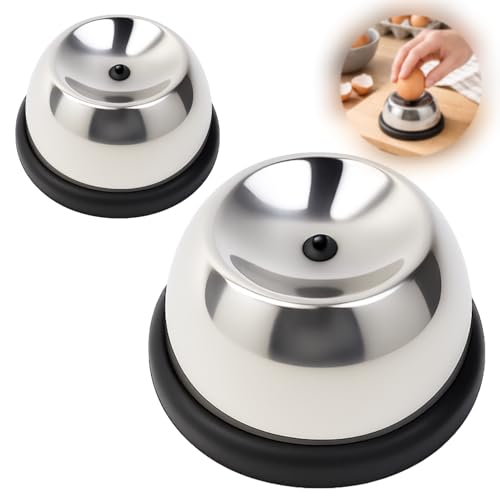 2 pièces Pique-œufs en acier inoxydable, perce-œufs pour percer les œufs crus avant cuisson, facilite l’épluchage, robuste, simple d’utilisation, accessoire de...