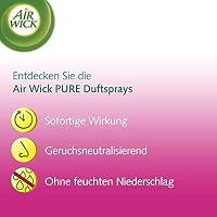Air Wick PURE Kirschblütenzauber – Blumig-frisches Duftspray geruchsneutralisierend & ohne feuchten Niederschlag – Duft: Kirschblüte – 3 x 250 ml – Ansicht 3
