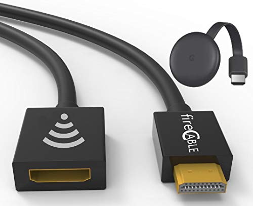 fireCable WiFi Extender for Chromcast | Less Buffering, Faster Streaming
