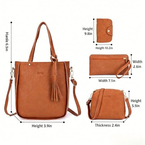 Set de 4 Bolsos para Mujer en Rosa miniatura 2