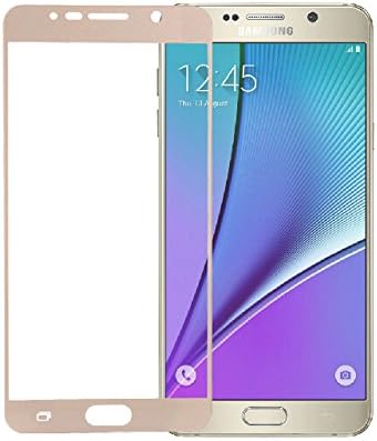 [Full Coverage] Note 5 Color Screen Protector, Aikice Premium Gold Tempered Glass Screen Protector for Samsung Galaxy Note 5 Anti-Scratch,Bubble Free,Anti-Fingerprints