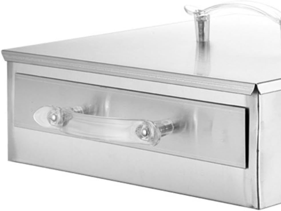 Rice Roll Machine Stainless Steel Drawer Steaming Machine Removable Lid Deep Tray Food Steamer Suitable for Home Cooking Restaurant Kitchen Pa, 201 1 Layer