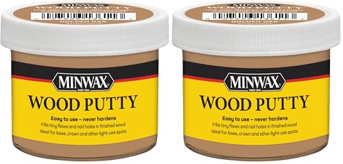 Image of Minwax Wood Putty, Golden Oak, 3.75 oz. (Pack of 2)