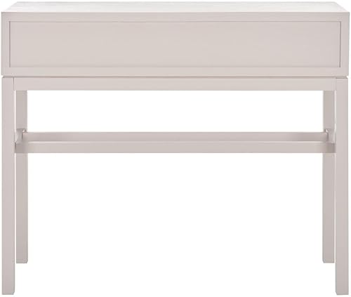 Miniatura 10 de SAFAVIEH Home Collection Ajana - Mesa consola gris con 2 cajones para sala de estar, vestíbulo, dormitorio, pasillo, entrada, oficina en casa