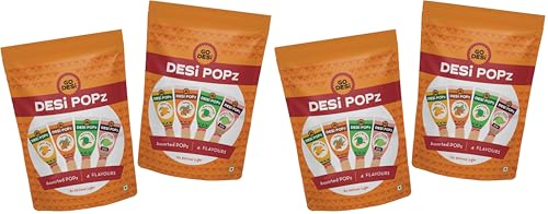 Image of GO DESi POPz Trial Pack, Tangy Imli, Kaccha Aam, Real Aam, Chilli Guava, 20 pieces, 100% Natural,160g, Pack of 4
