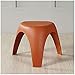 Stołek do stóp,krzesło z tworzywa sztucznego do domu zmień buty stołek mały okrągły stołek dla dzieci krzesło do jadalni stołek nauka trójkątny stołek łatwy do czyszczenia (kolor: pomarańcz
