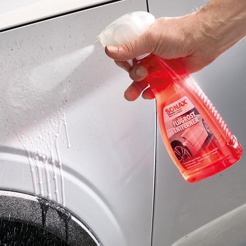 SONAX FlugrostEntferner (500 ml) entfernt Aggressive Flugrost-Rückstände sowie Industriestaub von Allen Lacken | Art-Nr. 05132000