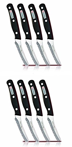 Miracle Blade World Class Series 8 Steak Knives With Mini Block #TOP3