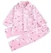 Lot de 2 pyjamas d'hiver pour bébé fille et garçon - Imprimé cartoon - Flanelle à manches longues - Pyjama pour la maison, Pjam#1, 7-8 ans