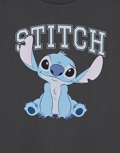 Disney Lilo & Stitch College Girls White Short-Sleeved T-Shirt | Cute Graphic Tee for Teens | Ohana Stitch Character Top 7