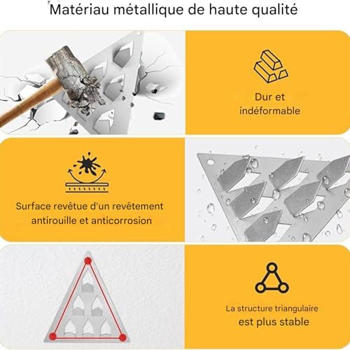 Fixations à pression pour panneaux muraux afin de stopper les vibrations de mousse - 4