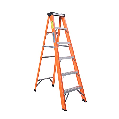 6-Foot Fiberglass Step Ladder, 250 Pound Capacity #TOP18