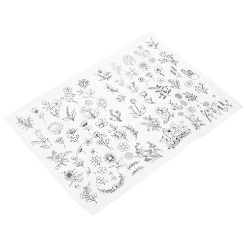 ABOOFAN Estabilizador de Bordado Soluble Agua No Tejida con Adhesivo Hidrosoluble para Bordado Mano DIY Adhesivo para Coser y Estabilizar Telas Proyectos Creativos