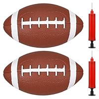 HEMOTON 2 Stücke Rugby Ball, 6.7 Training Fußball Ball für Schule Indoor Outdoor, Geeignet für Kinder im Alter von 2–5 Jahren