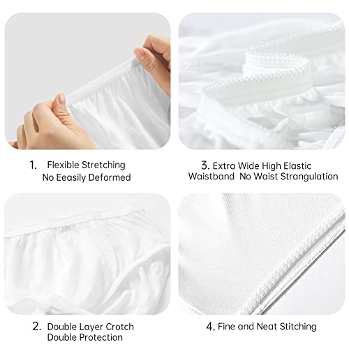 10 peças de roupa íntima feminina descartável, biquínis práticos para viagens, hotéis, tangas, spas,