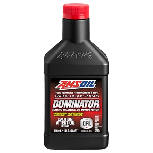 AMSOIL FULL SYNTHETIC Dominator 2-Cycle Oil 1 Quart