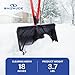 Snow Joe Snow Shovel with 18-Inch Blade and Assist Handle, 3.5 Lbs, Red - Heavy-Duty Lightweight Shoveling Tool for Ice Removal, Shovelution SJ-SHLV01-RED