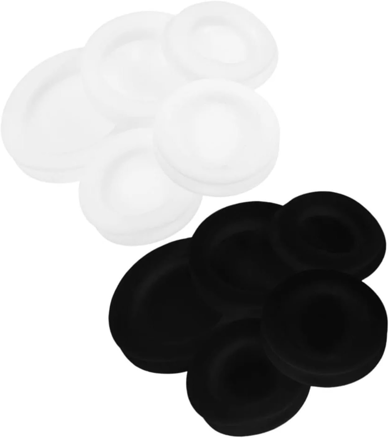 Piggy Bank Stopper 50Pcs Piggy Bank Stopper Closure Plug Bottom Cover Money Boxes(Black)