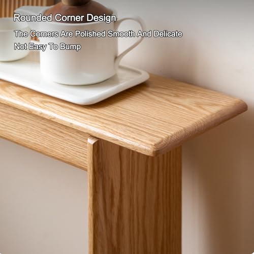 Mesa de sofá rústica para decorar el pasillo y el salón de su hogar 8
