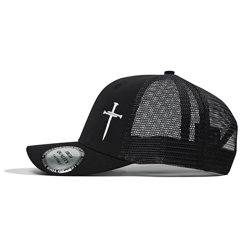 Image of Christian Hats for Men Women,Jesus 3 Nail Cross Hat Christian Religious Gifts for Birthday /Christmas