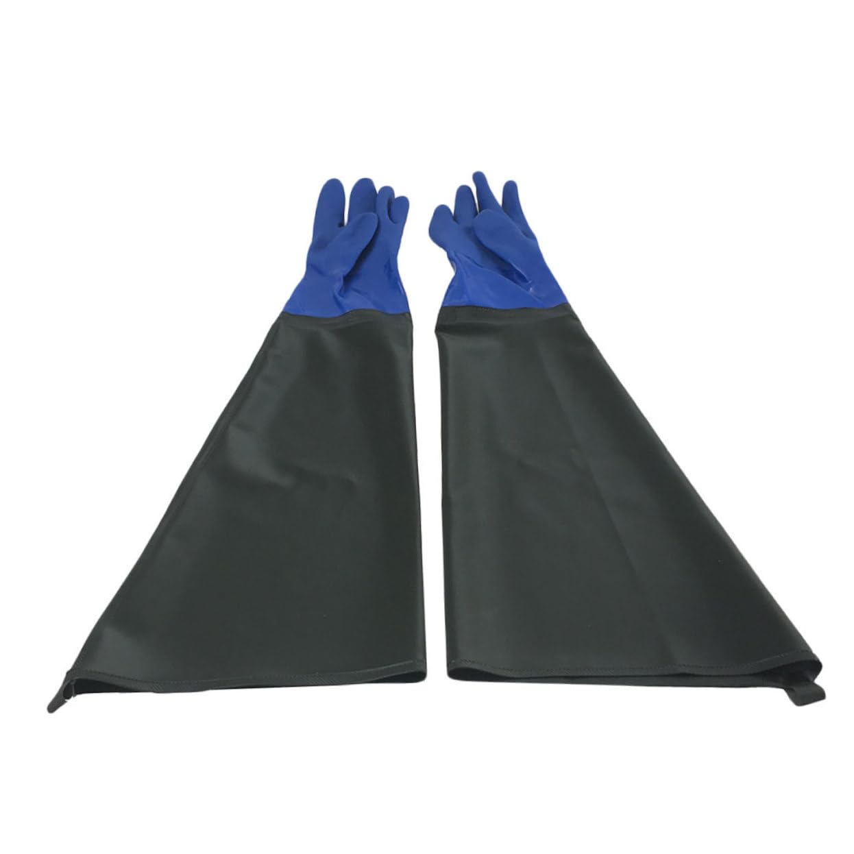 Sewroro Guantes de Goma Resistentes al Aceite y Ácidos con Recubrimiento PVC Antideslizante Extra Gruesos y Largos para Limpieza Industrial y Uso Seguro Trabajo Químico y Lavado de Platos