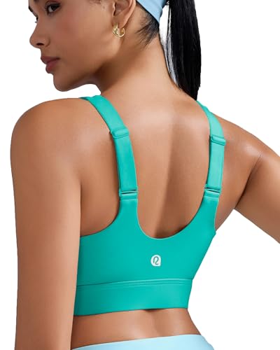 Image of RUNNING GIRL Adjustable Straps High Impact Sports Bra for Women,High Support Workout Sports Bras with Sewn in Pads