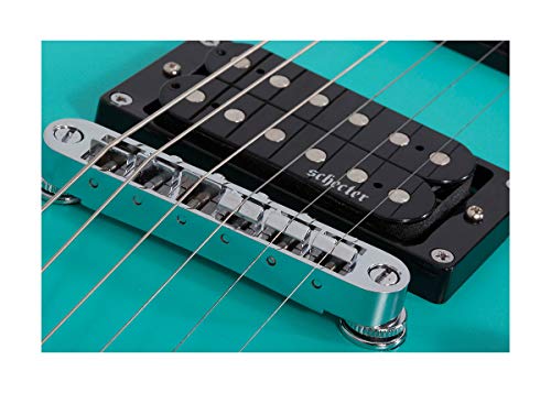 Schecter C-6 Deluxe – Guitare électrique – Satin Aqua - Les Beatles, Paul McCartney, John Lennon, RIngo Starr, George Harrison Schecter C-6 Deluxe - Guitare électrique - Satin Aqua – Image 8
