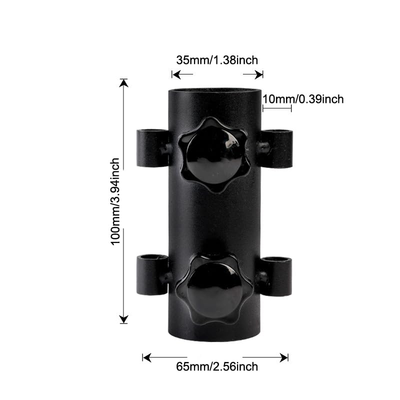 SquEqu Tent Poles Stabilizer Feet Double Tent Stakes Holder Support for Tarp Poles Camping Tent Pole Canopy Poles Telescoping Awning Poles Keep Tent Poles Stable