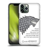 Head Case Designs sous Licence Officielle HBO Game of Thrones Vents Blancs Graphisme Coque Dure pour l'arrière Compatible avec Apple iPhone 11 Pro