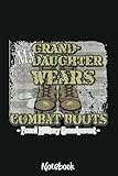 ariat patriot boots mens  My Granddaughter Wears Combat Boots Military Grandparent Notebook: Notebook - Journal - Lined Journal - Mint Notebook 6x9x110 Pages