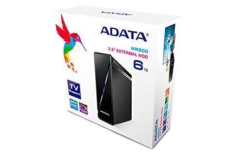 ADATA 6TB Hard Disk Drive External HDD AHM900-6TU3-CEUBK HM900