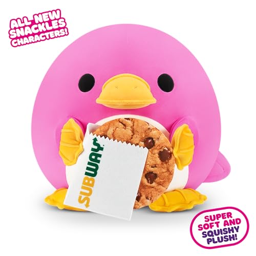 image for ZURU Snackles Snackles Series 2 Platypus & Subway 8 Inch Plush by ZURU