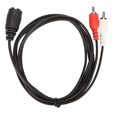 Acogedor DIN 5 Pin to 2 Cable, PVC DIN 5 PIN Female to 2 Male Audio Cable, for Bang, Olufsen, for, Quad Stereo System, 4.9ft