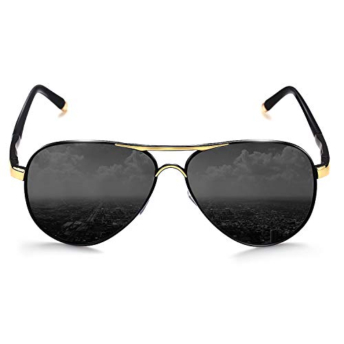 Rocknight Gafas De Sol Polarizadas Estilo Aviador Para Hombres Y Mujeres, Con Montura De Metal, Parte Superior Plana, Lentes De Espejo Ultraligeras Uv400 Para Exteriores, Color Negro Y Gris Rocknight Gafas De Sol Polarizadas Estilo Aviador Para Hombres Y Mujeres, Con Montura De Metal, Parte Superior Plana, Lentes De Espejo Ultraligeras Uv400 Para Exteriores, Color Negro Y Gris