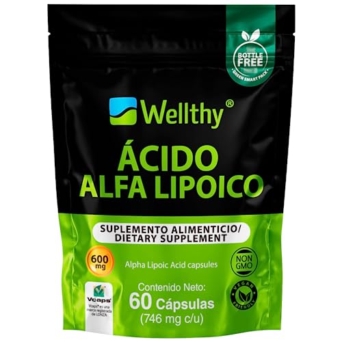 acido alpha lipoico gnc Marca WELLTHY