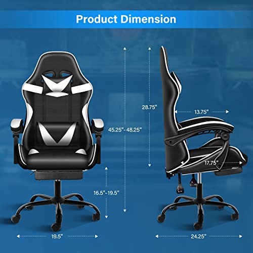 YSSOA Gaming Chair with Footrest の商品画像 2