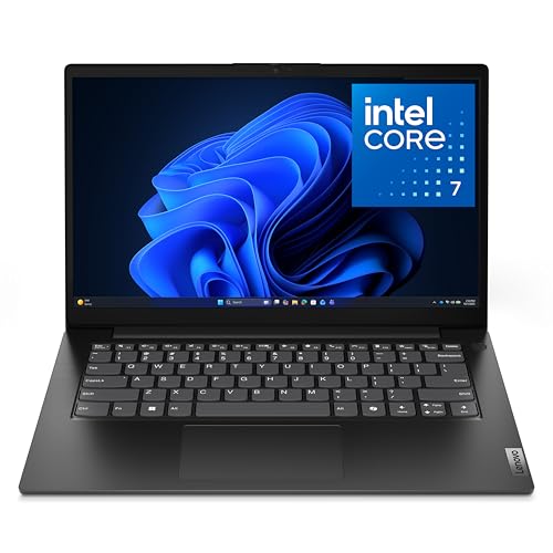 Lenovo V14 G5 - Hybrid Work Laptop - 14' FHD Display - Intel Core 7-240H - 16GB Memory - 512GB Storage - Integrated Intel UHD Graphics - Windows 11 Home - Business Black