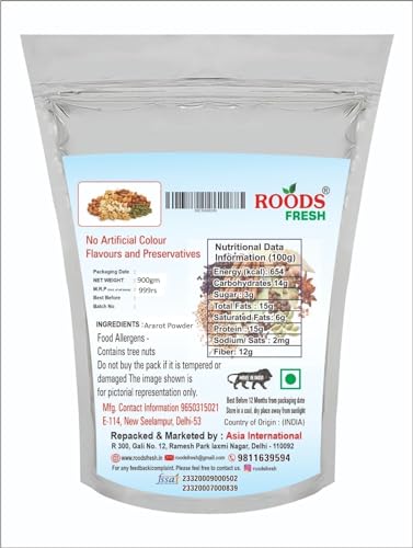 Image of Roods Fresh Arrowroot Powder, Ararot Powder 900 g